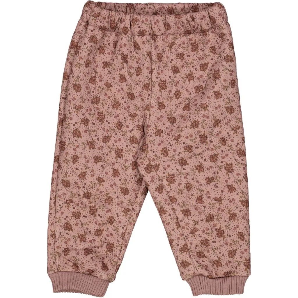 Thermo Pants Alex - wood rose flowers