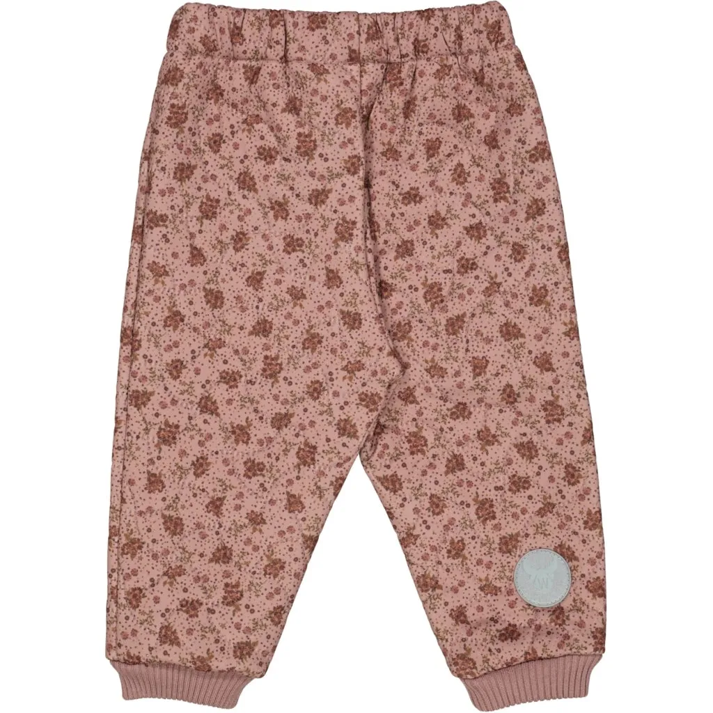 Thermo Pants Alex - wood rose flowers