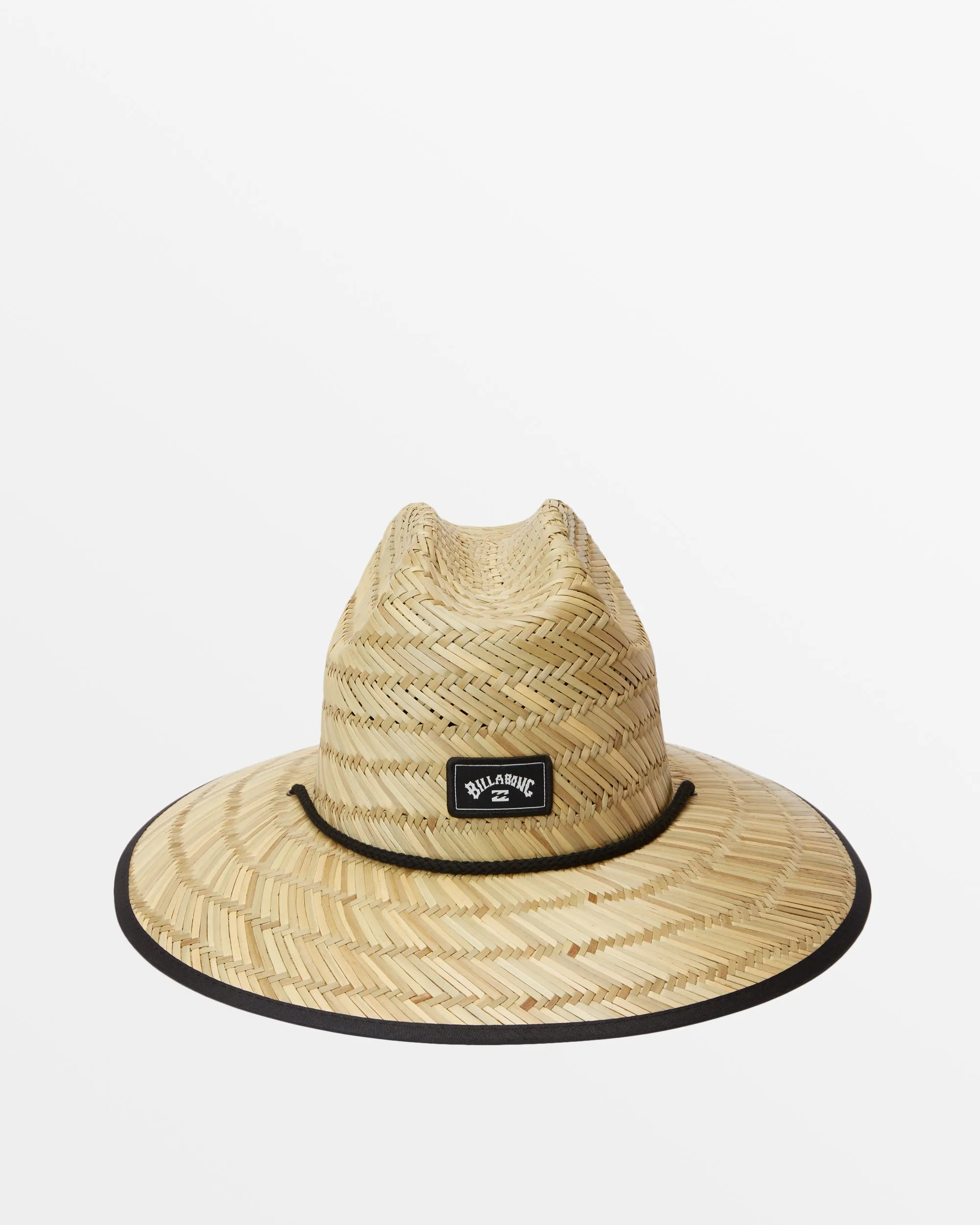 Tides Print Lifeguard Straw Hat - Navy