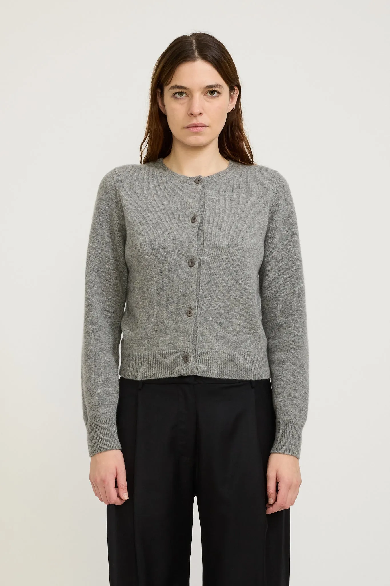 Tome Round Cardigan Gray