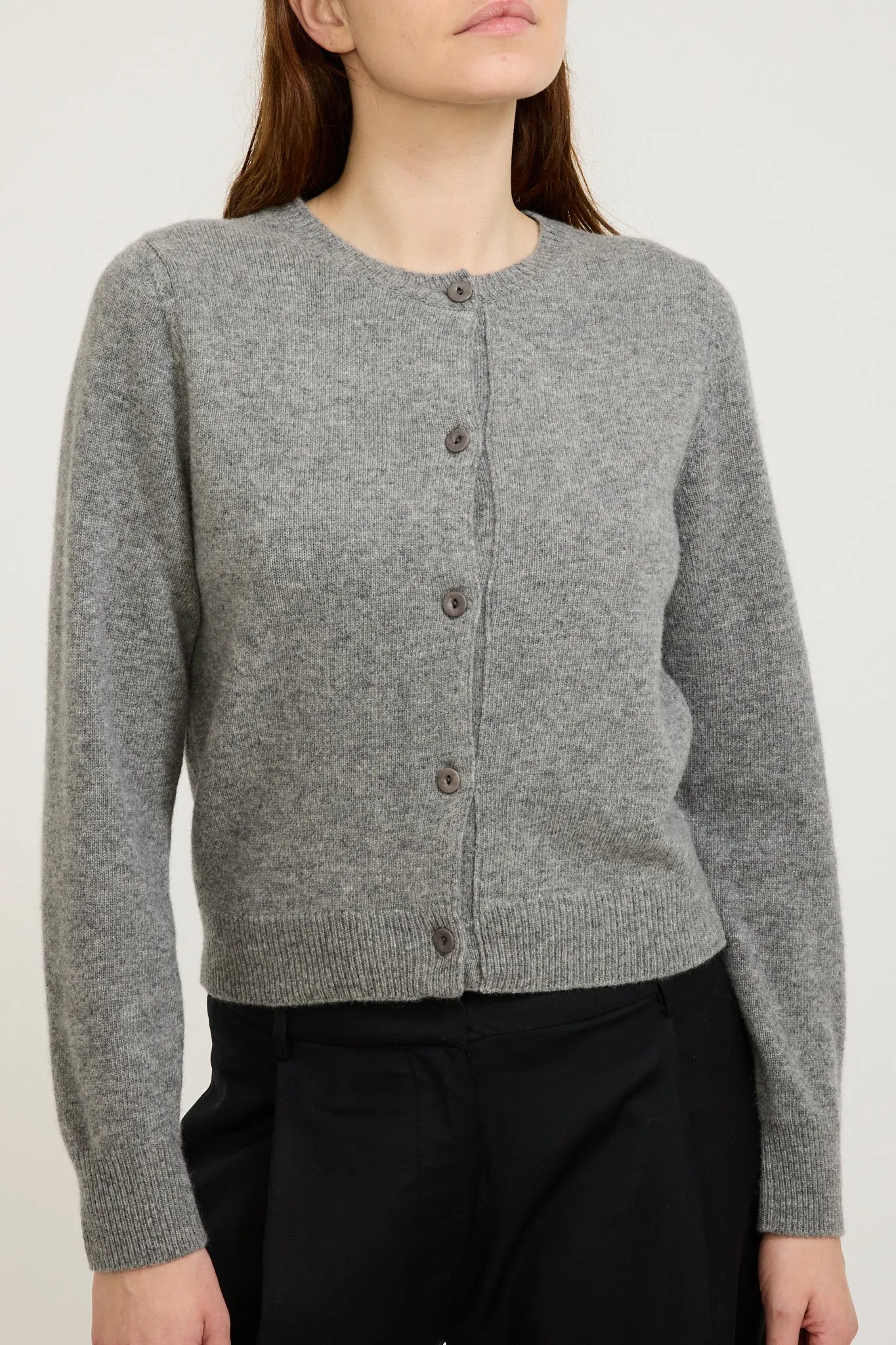 Tome Round Cardigan Gray