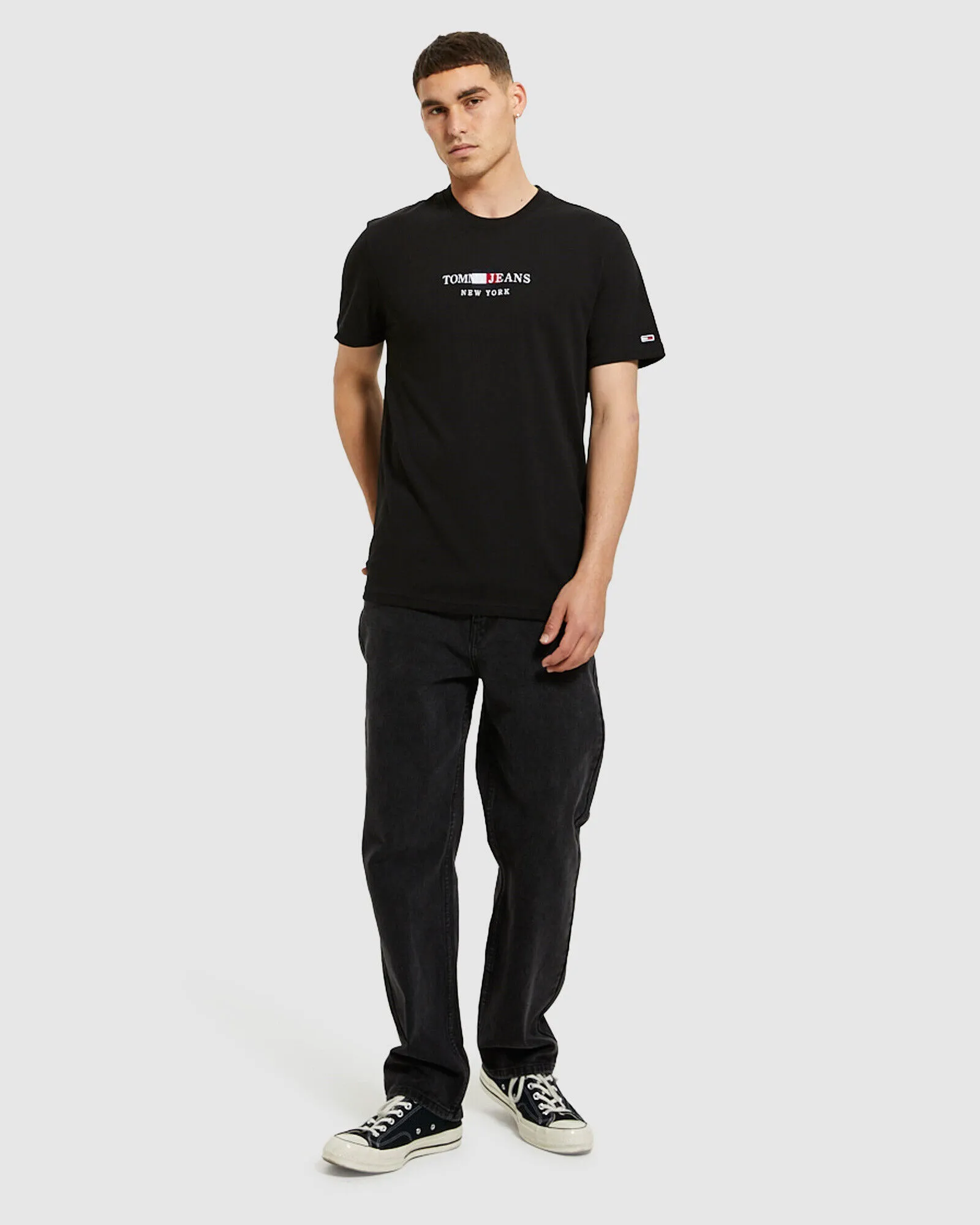 Tommy Jeans TJM Timeless Tommy T-Shirt Black