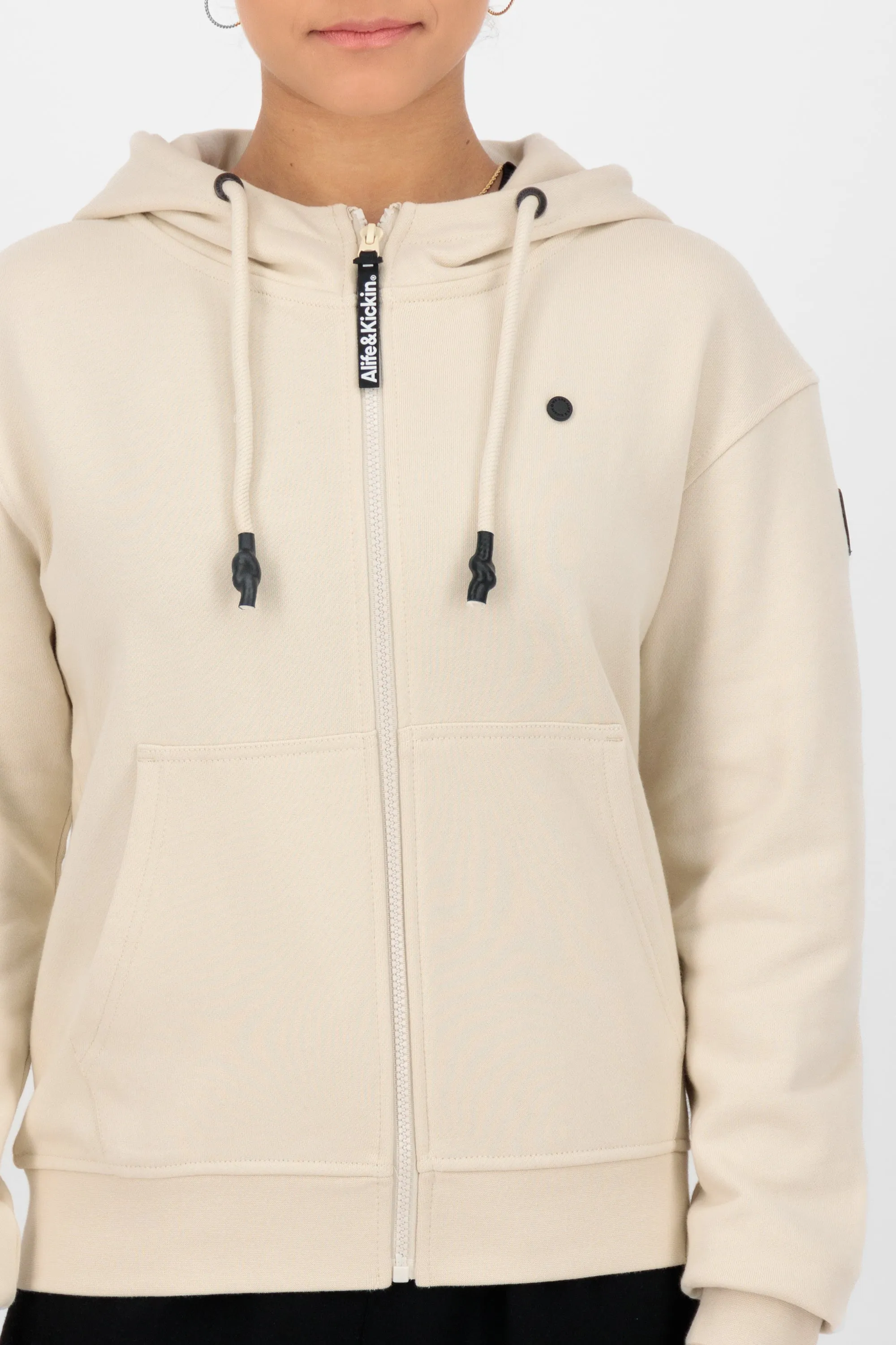 TwiggyAK A Hooded Sweat Jacket  Beige