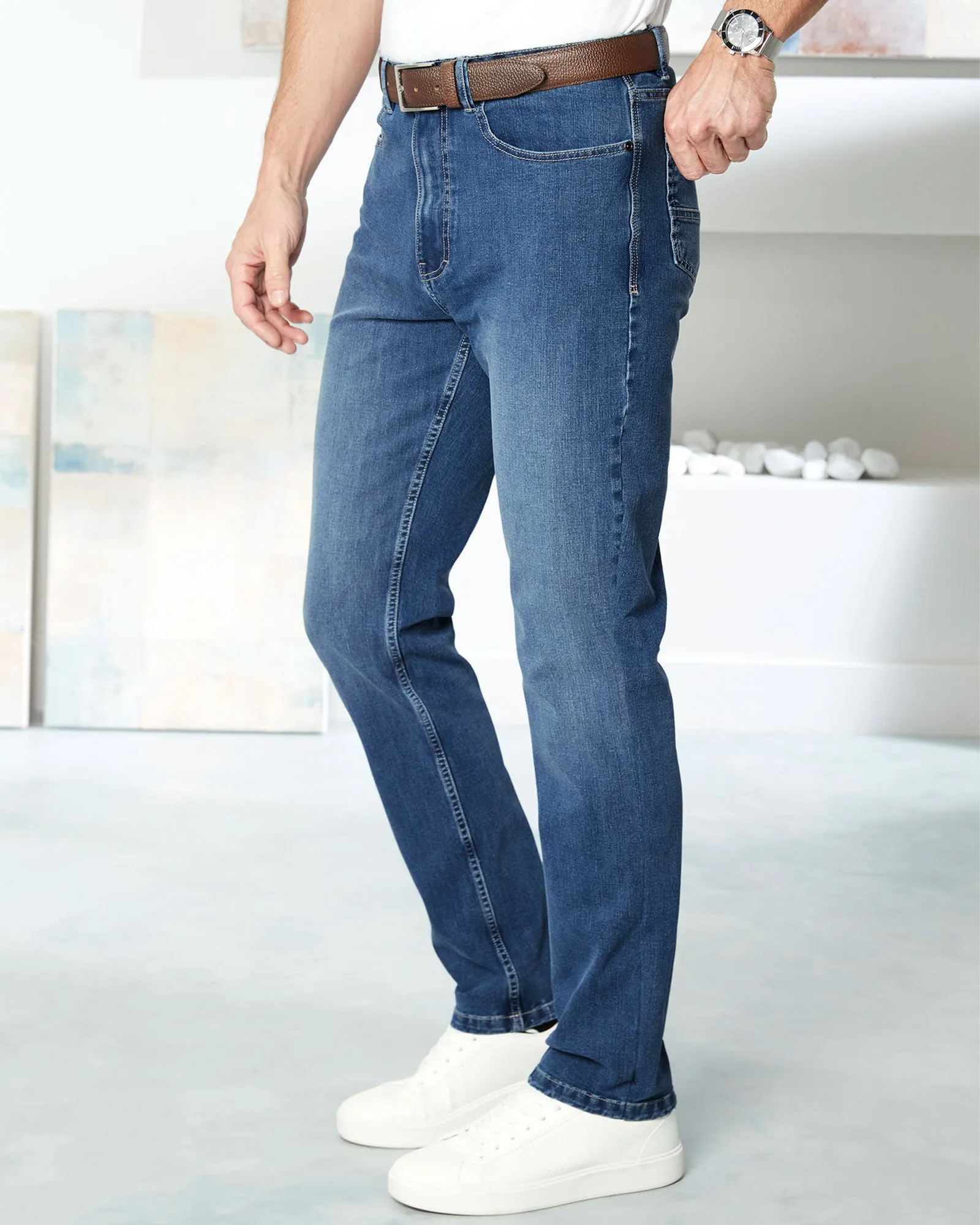 Ultimate Comfort 4-Way Stretch Slim Fit Jeans