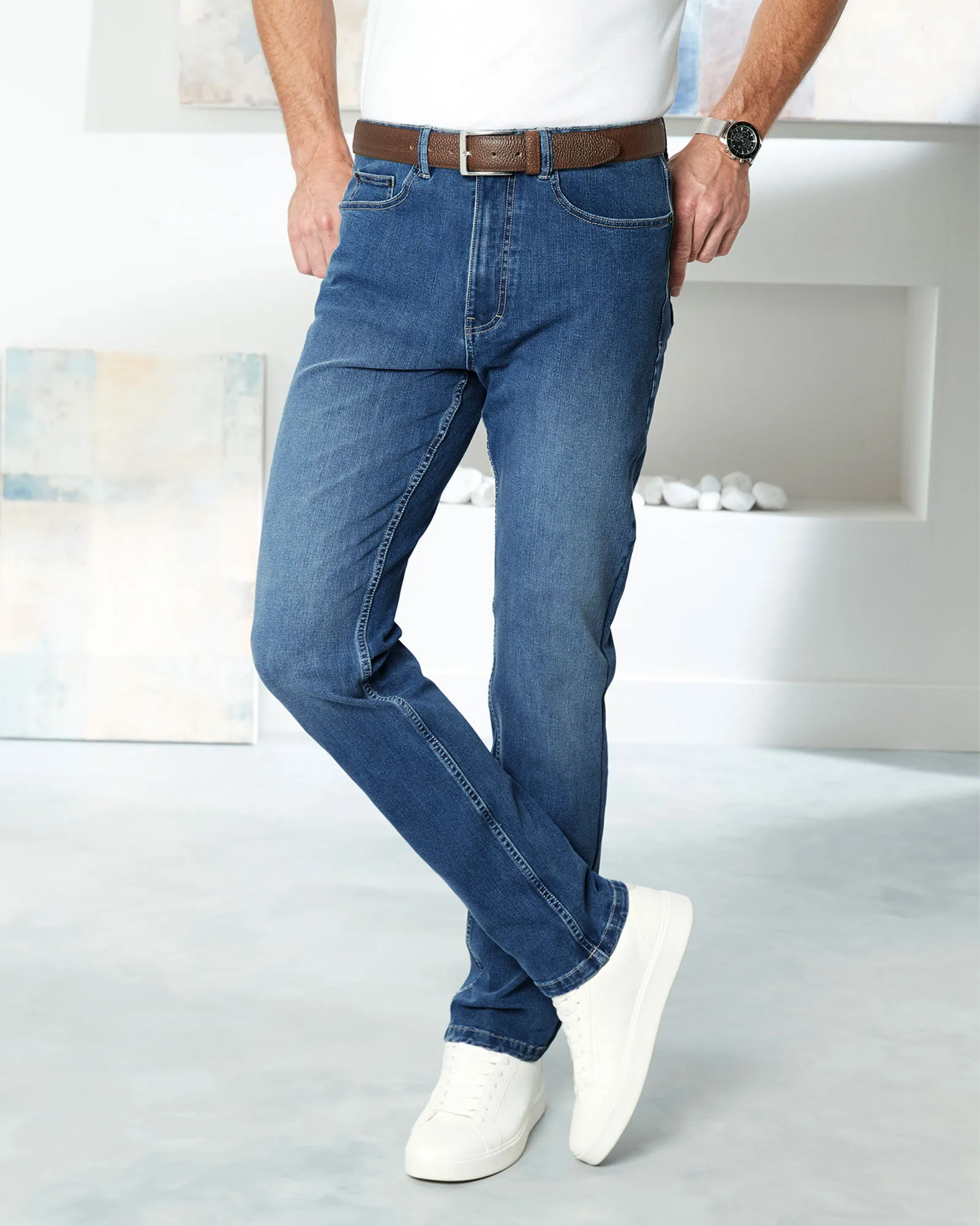 Ultimate Comfort 4-Way Stretch Slim Fit Jeans