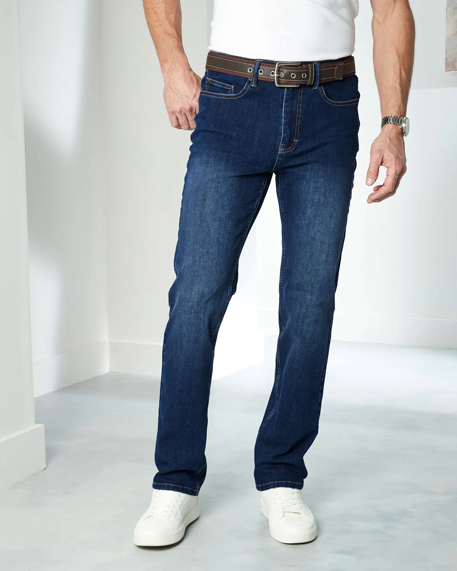 Ultimate Comfort 4-Way Stretch Straight Fit Jeans