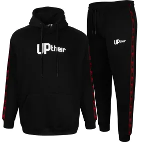 Uptheir Alive Hoody & Wargod Jogger Tracksuit Set - Black