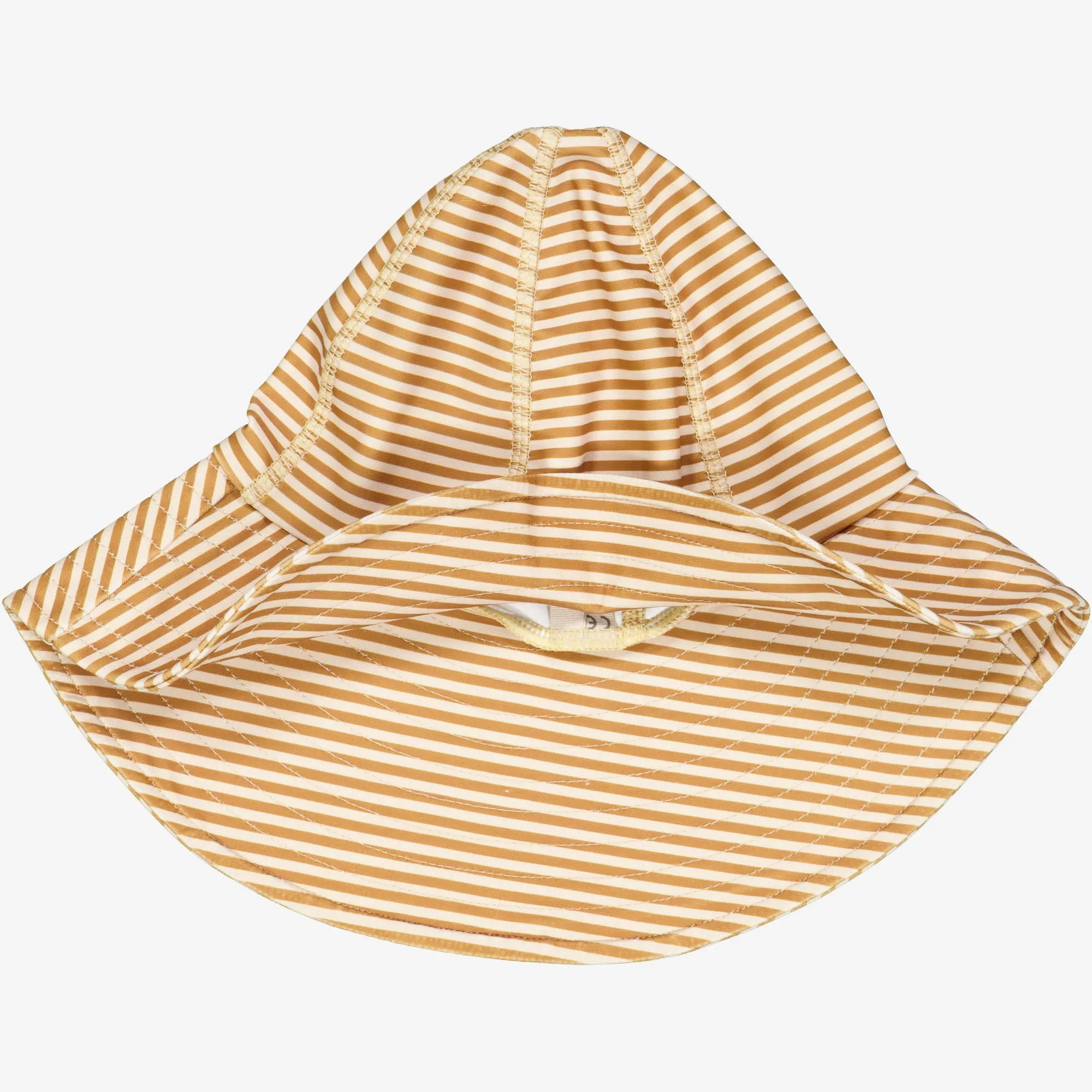 UV Sun Hat | Baby - golden green stripe