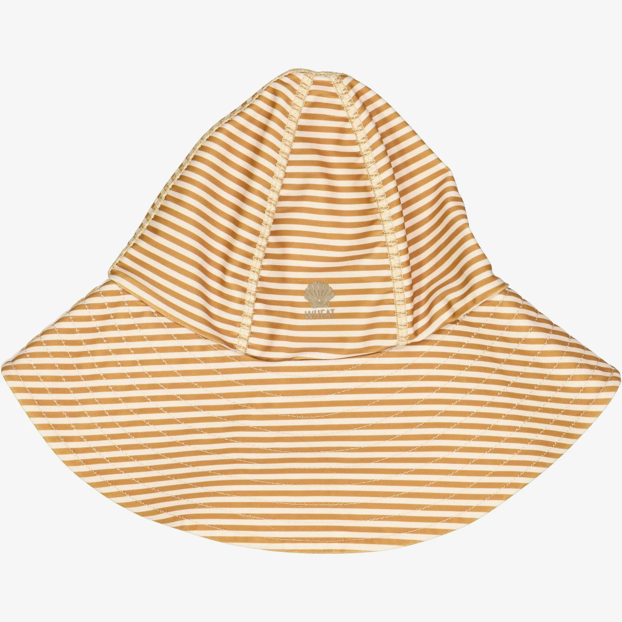 UV Sun Hat | Baby - golden green stripe