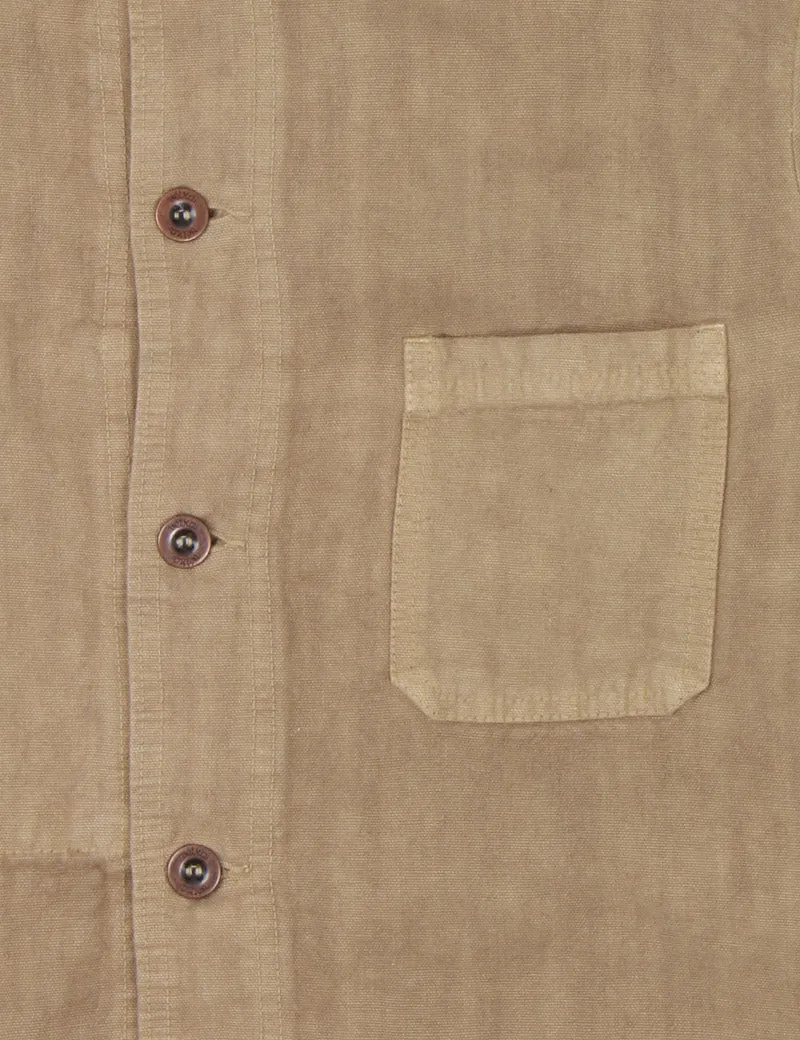 Vetra Heavy Linen Jacket Wood