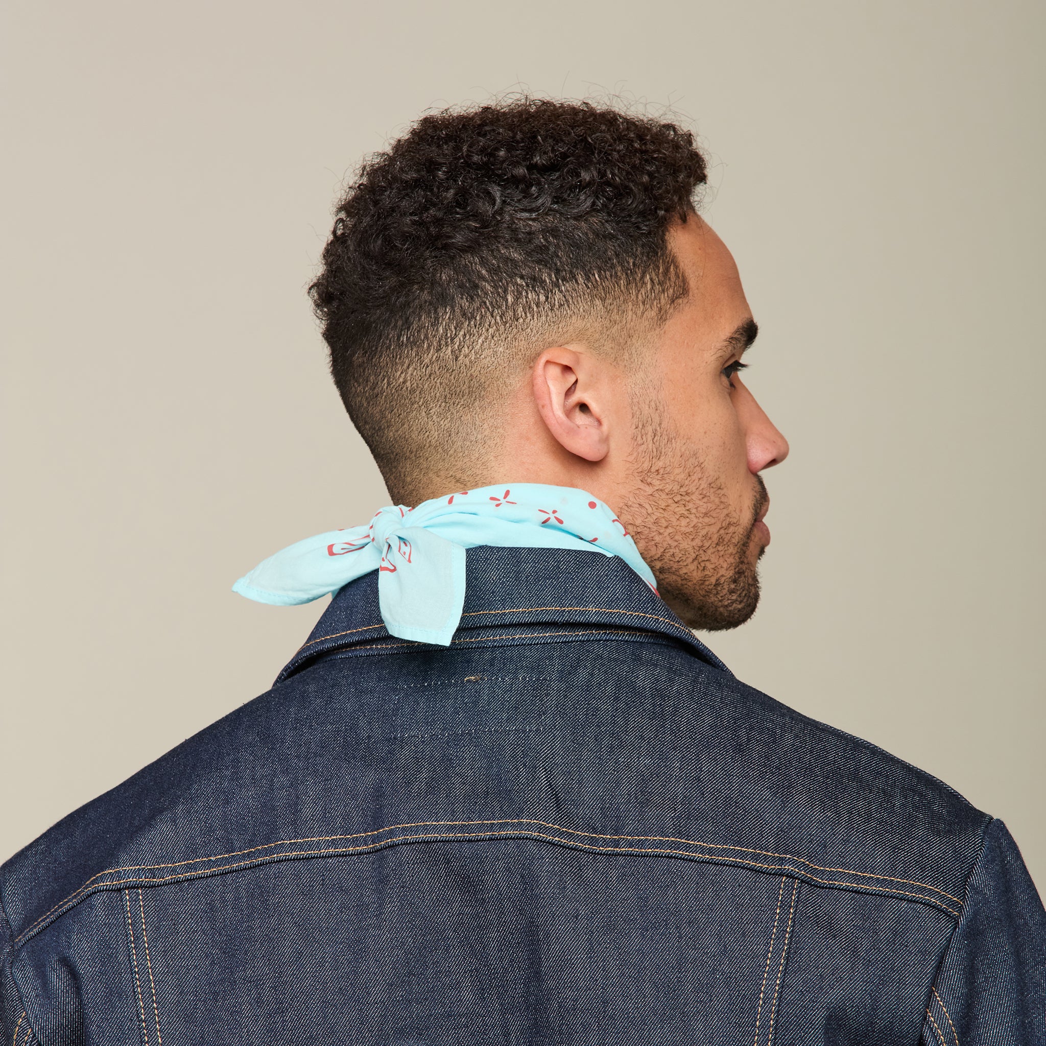 Western Bandana :: Sky Blue