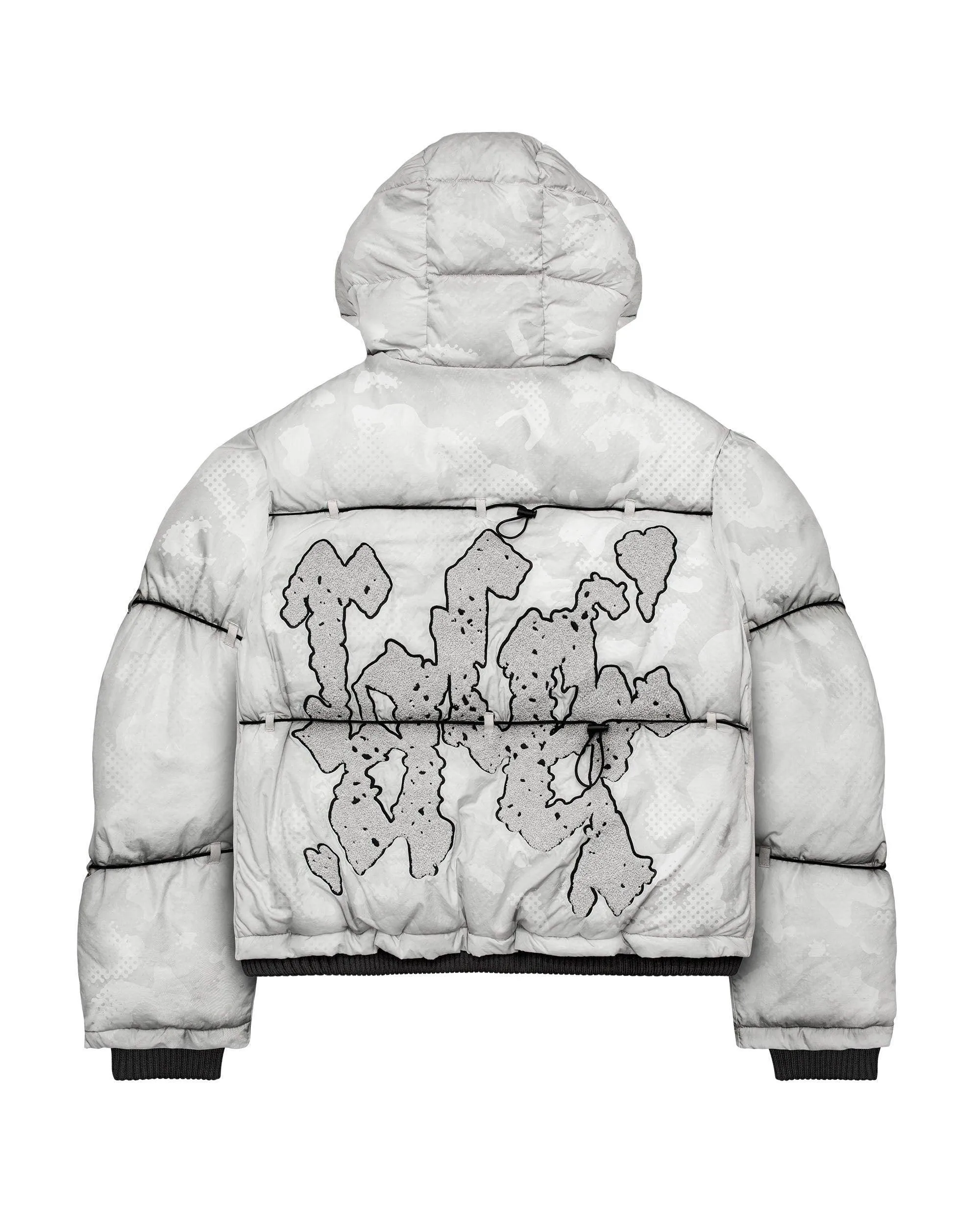 White Camo Puffer Jacket 3.0