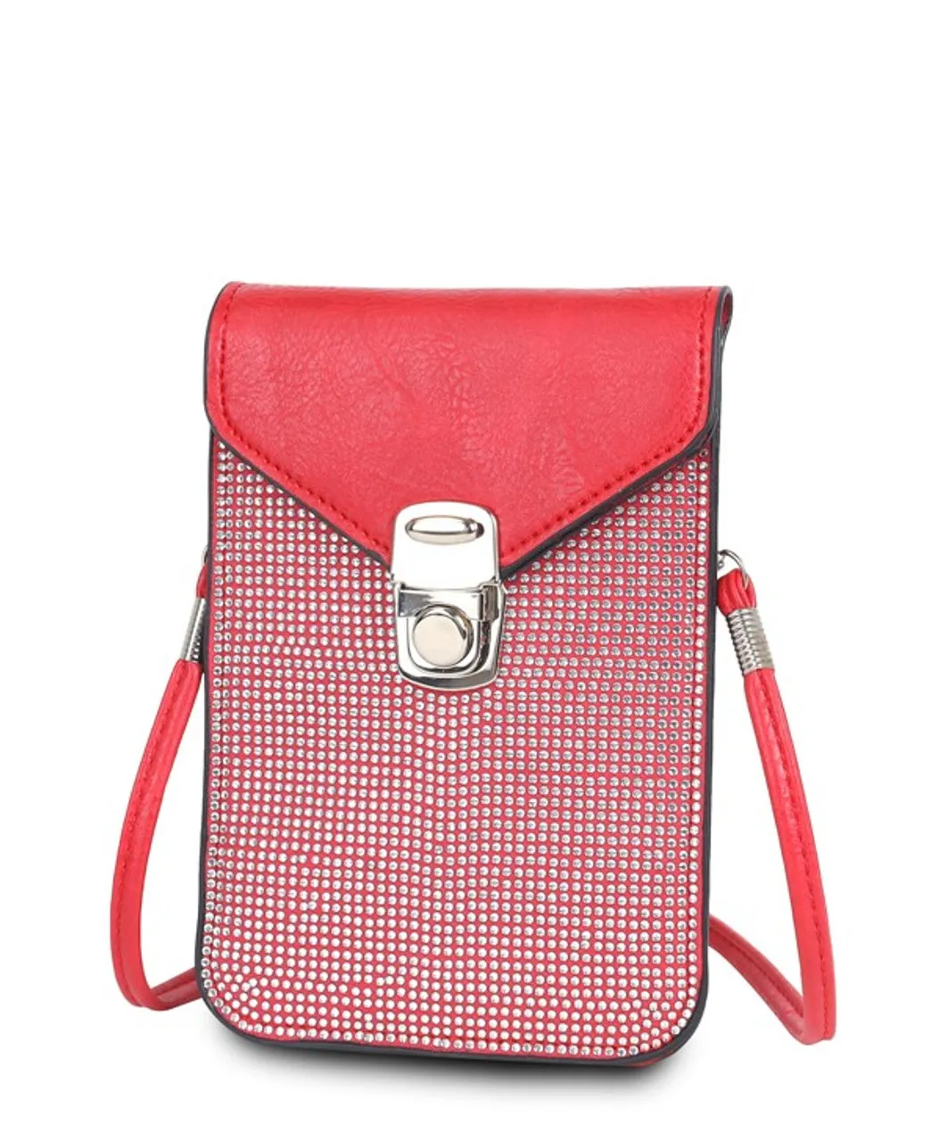 Women's Rhinestone Cellphone Crossbody Bag