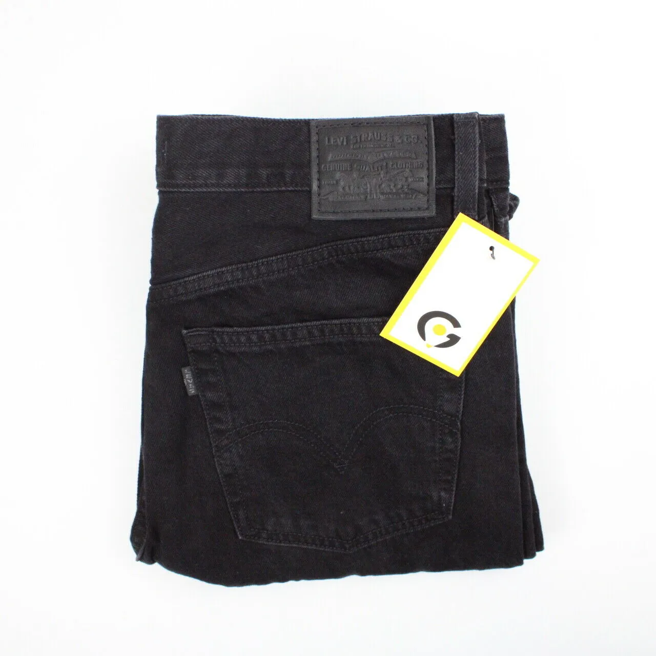 Womens LEVIS High Loose Big E Jeans Black | W32 L32