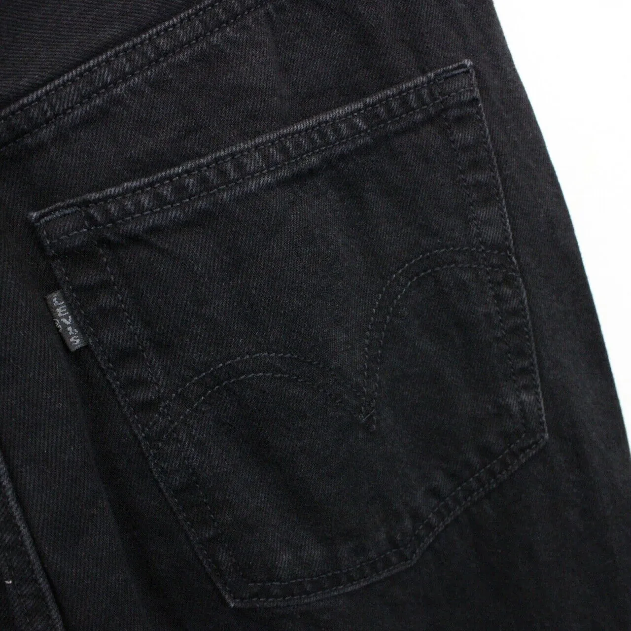 Womens LEVIS High Loose Big E Jeans Black | W32 L32