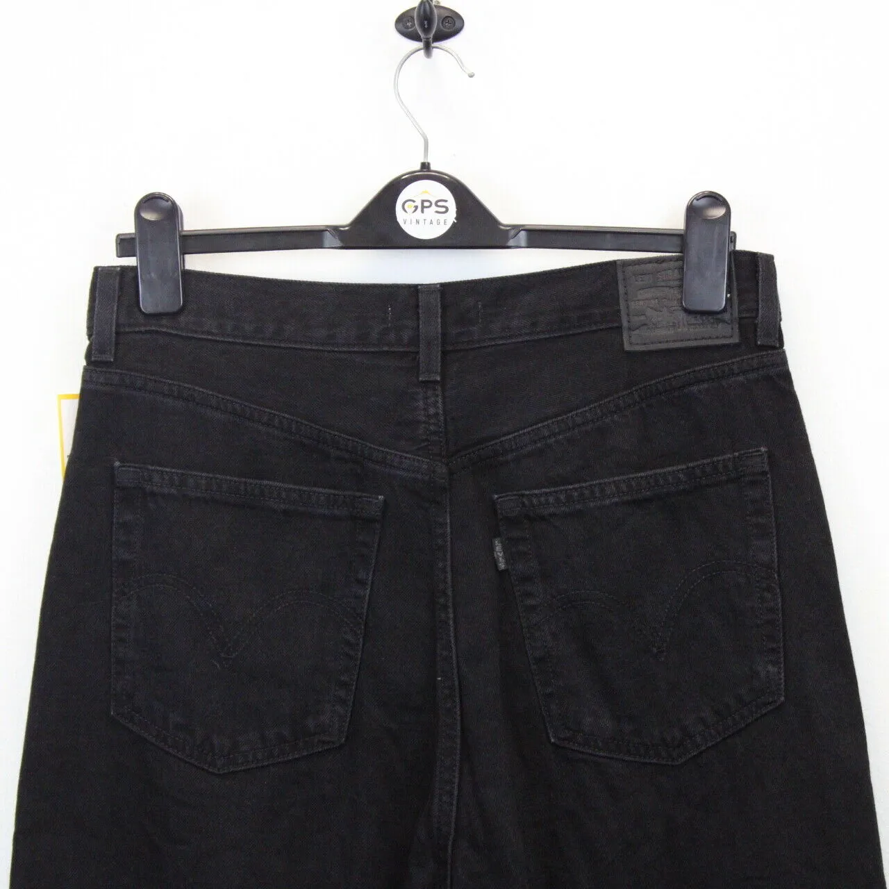 Womens LEVIS High Loose Big E Jeans Black | W32 L32