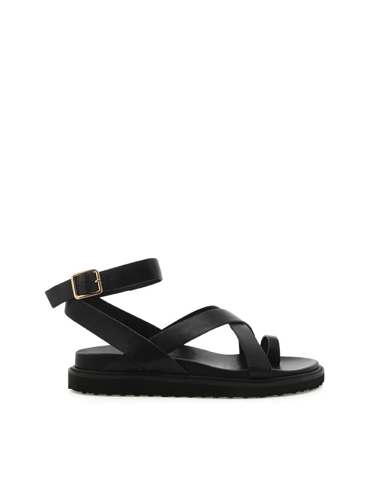 Zinnia Slides by Billini Shoes - Black