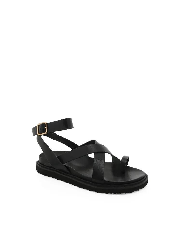 Zinnia Slides by Billini Shoes - Black